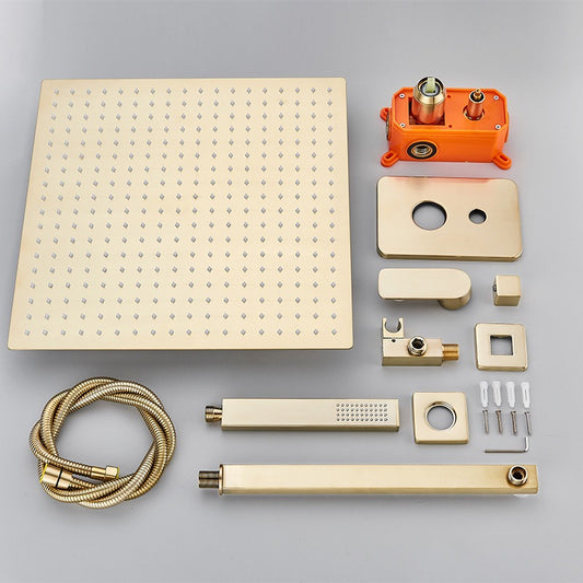 Douche Encastrée Square Or - Signature R